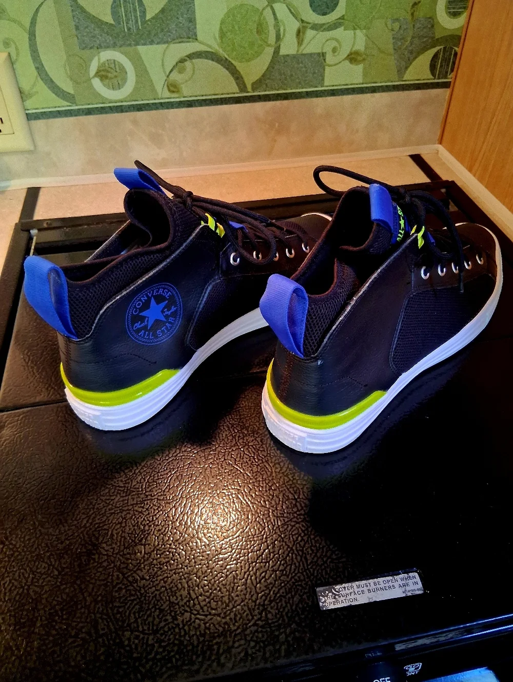 Converse Chuck Taylor All Star CX High Top Black/Blue/Neon - Men’s 11.5 171680C - Picture 4 of 8